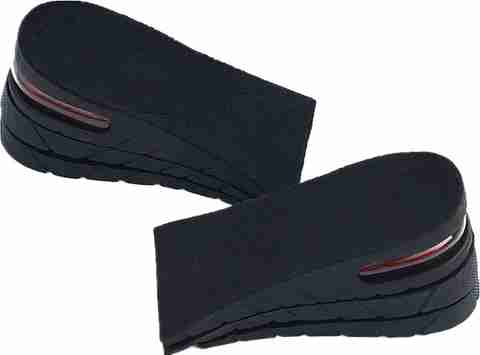 Jwxno Height Increase Insole 3-Layer Air Cushion Heel Insert Lift