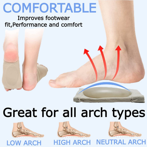 Medial Arch Insoles To Help Flat Feet SBE 1Pair Orthopedic Arch