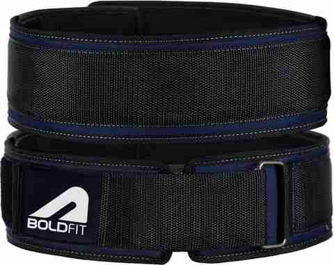 BOLDFIT Gym Belt for Men Weight Lifting Belt Gym Exercise Belt Deadlift  Workout Waist Weight Lifting Belt