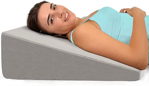DEBIK Orthopedic Bed Wedge Pillow for Legs and Back Support Back