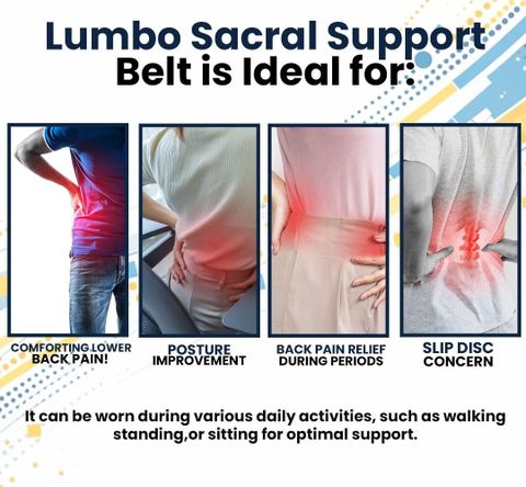 Zoi-Ortho Lumbosacral Belt Green & Grey Back Support - Image 8
