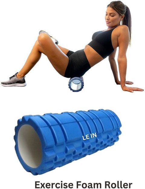 LE IN Unique Foam Roller For Fitness Blue Back Lumbar Support