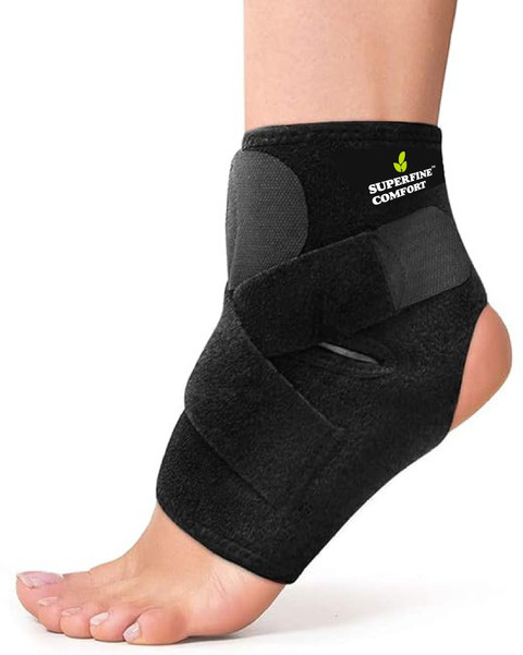 SUPERFINE COMFORT Adjustable Ankle Support Brace For Foot Heel Pain  Relief In Injury,Sprain Ankle Support