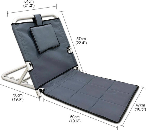 KAWACHI Recliner Folding Angle Adjustable Backrest Patients Hospital Floor  Bed Chair Back Lumbar Support