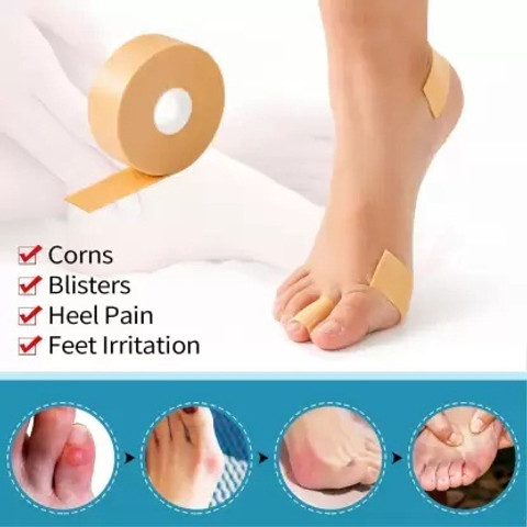 DIOXIT Heel Grip Tape Waterproof Foot Care Sticker Rolls to