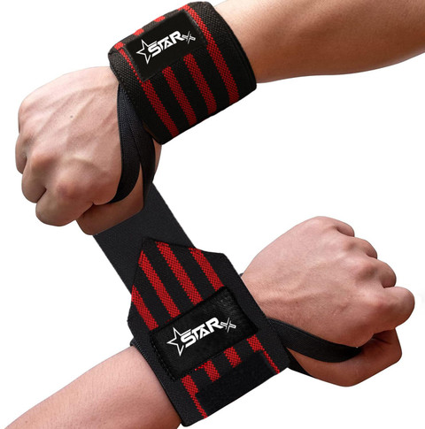 STARX Weight Lifting Wrist Support (Pack of 2) Wrist Band Training