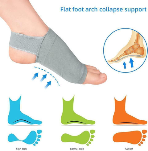 MEBISO M-Medial Arch Support Sleeve for Flat Feet Cushioned