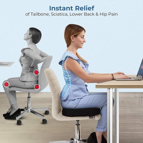 NWLY Seat Cushion Pillow for Office Chair Tailbone, Sciatica