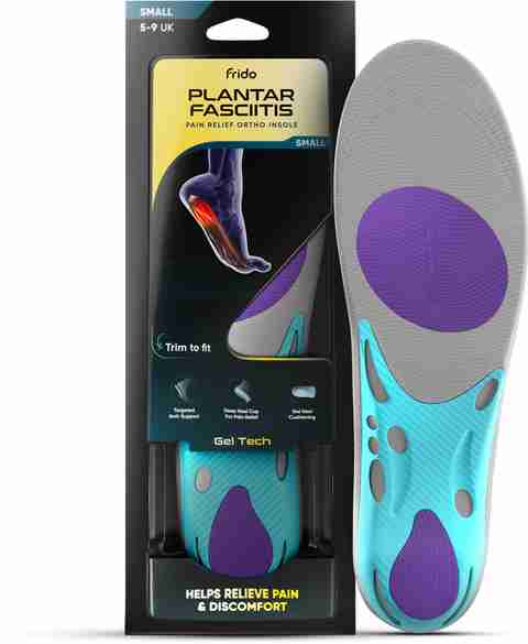 Frido Plantar Fasciitis Pain Relief Ortho Insoles For Men Women