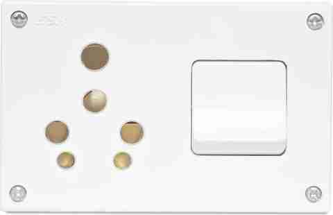 Garg Traders 16 Amp Combined Switch Socket Board | Modular | Durable ...