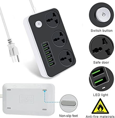 HumBiG ™3 Power USB Charging Ports Desk Sockets Charging Power