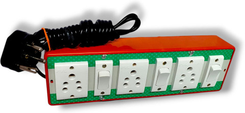 M G Enterprise 3pc 5pin socket & 3pc on/off switch with 3 meter