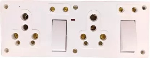 REGOLITH ENTERPRISES 20 A One Way Electrical Switch 2 Socket
