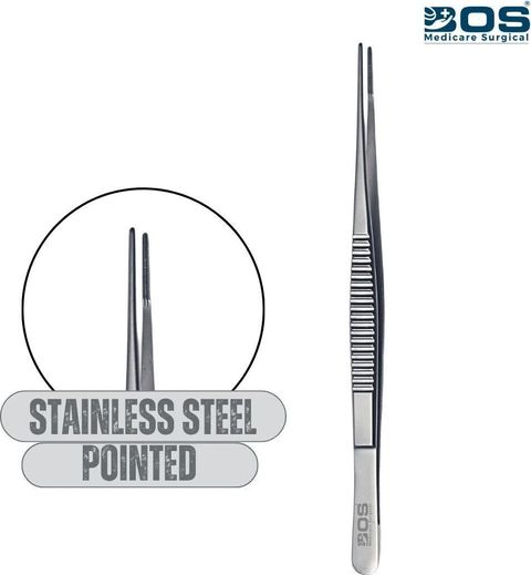 Bos Medicare Surgical Dissecting Surgical Forceps 8 inch (Pointed ...
