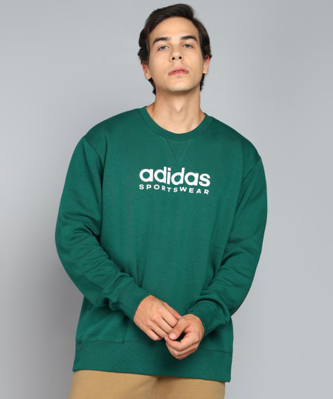ADIDAS Full Sleeve Printed Men Sweatshirt