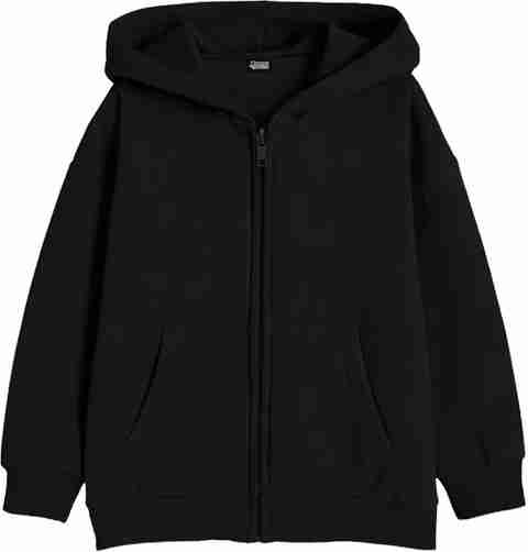 Hoodlife Boys & Girls Full Sleeve Solid Hooded Sweatshirt - Image 4