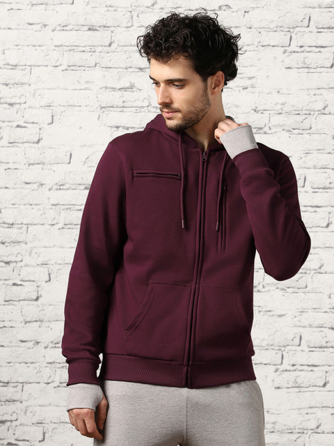 NOBERO Full Sleeve Solid Men Sweatshirt Buy NOBERO Full Sleeve