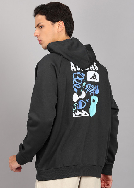 ADIDAS Full Sleeve Printed Men Sweatshirt - Buy ADIDAS Full Sleeve