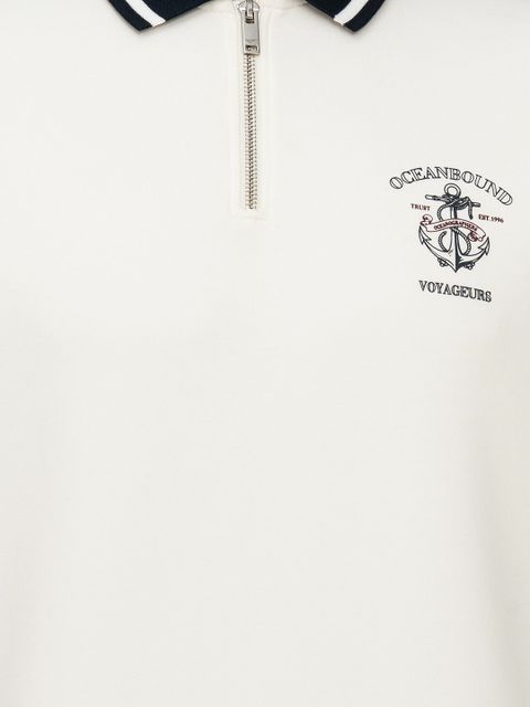 RED TAPE Men Full Sleeve Color Block Sweatshirt - Image 8