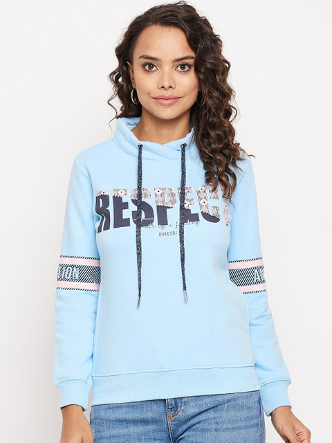 DUKE Full Sleeve Printed Women Sweatshirt Buy DUKE Full Sleeve