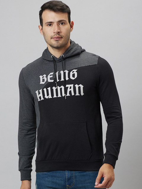 BEING HUMAN Full Sleeve Solid Men Sweatshirt