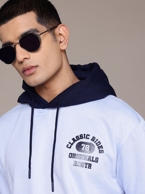 Roadster Short Sleeve Solid Men Sweatshirt