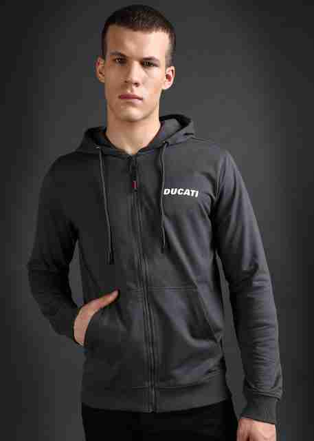 DUCATI Full Sleeve Solid Men Sweatshirt - Buy DUCATI Full Sleeve