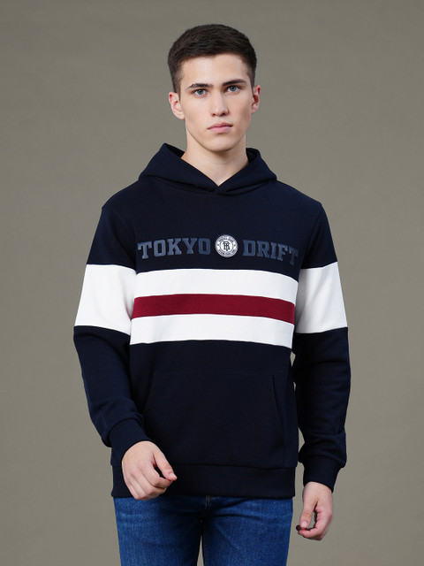 RED TAPE Full Sleeve Color Block Men Sweatshirt