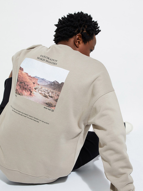 MAX Full Sleeve Solid Men Sweatshirt