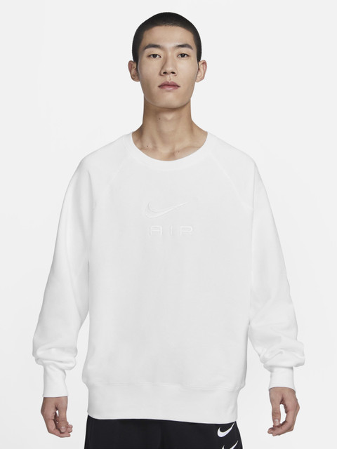 nike full sleeve solid men's sweatshirt