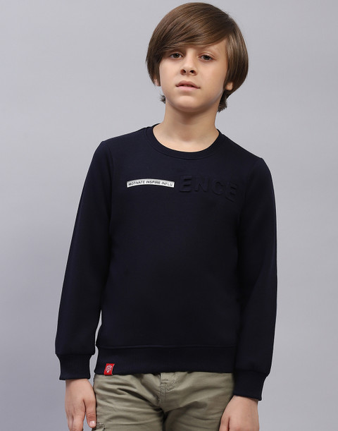 MONTE CARLO Full Sleeve Printed Boys Sweatshirt Buy MONTE CARLO