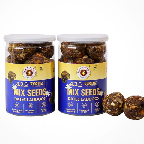 Fore Noon Mix Seeds Protein Laddoos Can