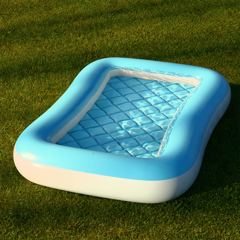 Rectangular Portable Paddling Pool Lifelong Swimming Pool For