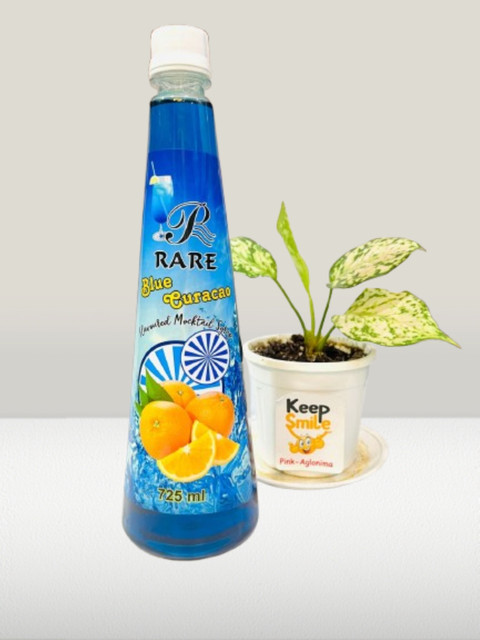 Rahul Sugar Blue Curacao Flavoured Syrup, 725 ml Flavor for