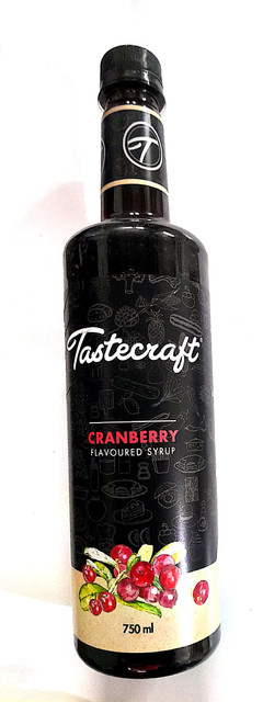 TasteCraft cranberry syrup 750 ml cranberry Price in India - Buy