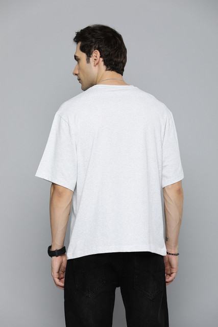 R.Code by The Roadster Life Co. Solid Men Round Neck Multicolor T