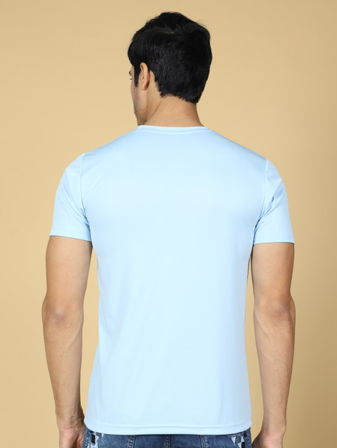 Clique Men's Classic T-Shirt - Light Blue, Modern Fit, Ringspun Cotton, Size Large