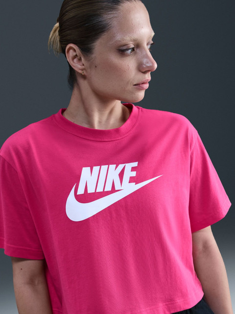 nike women's round neck shirts & tops