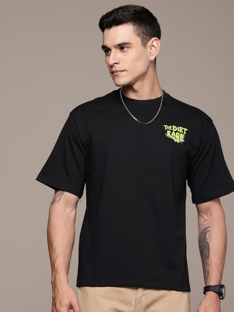Roadster Graphic Print Men Round Neck Black T-Shirt Buy Roadster