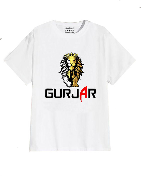 Think Tech Printed Men Round Neck White T-Shirt Buy Think Tech