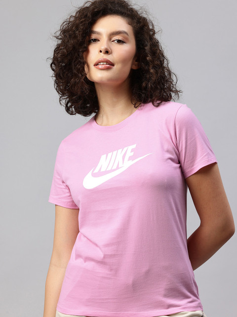 nike pink t shirt womens