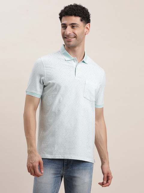 TURTLE Printed Men Polo Neck Blue T-Shirt Buy TURTLE Printed Men