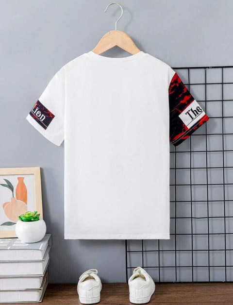 MCC Printed Men Round Neck White, Red T-Shirt Buy MCC Printed