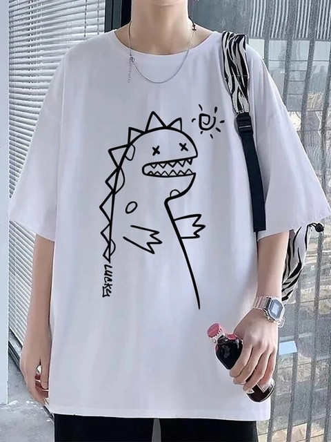 ZAC VARGAS / NO EXCUSES/Tシャツ/--/コットン/ホワイト/プリント THALASI Printed Men Round Neck White T-Shirt - Buy THALASI Printed