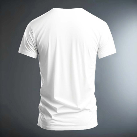 Radium Graphic Print Men Round Neck White T-Shirt
