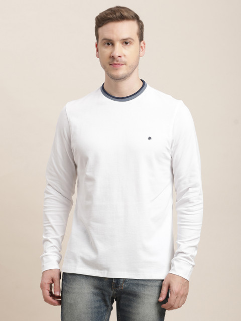 TURTLE Solid Men Crew Neck White T-Shirt - Buy TURTLE Solid Men