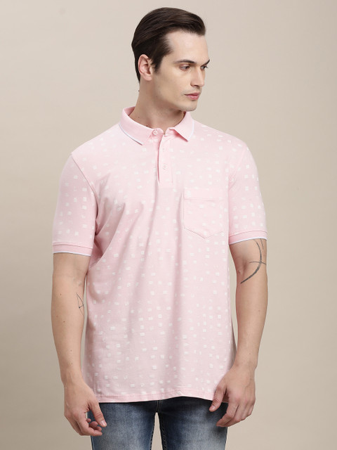 TURTLE Printed Men Polo Neck Pink T-Shirt Buy TURTLE Printed Men
