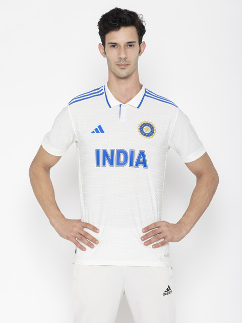 ADIDAS Printed Men Polo Neck White T-Shirt Buy ADIDAS Printed