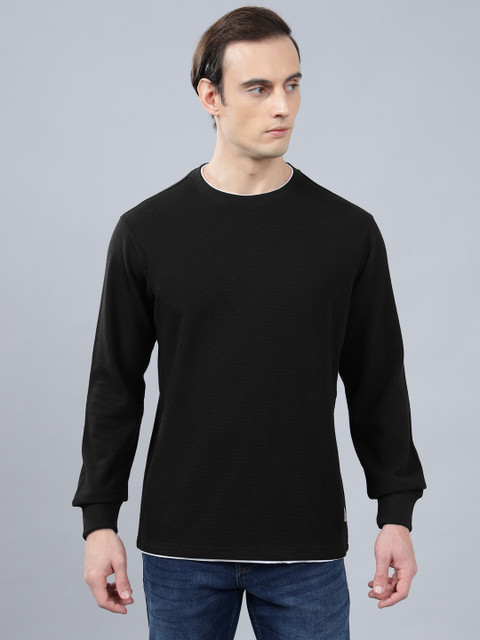 CANTABIL Full Sleeve Solid Men Sweatshirt