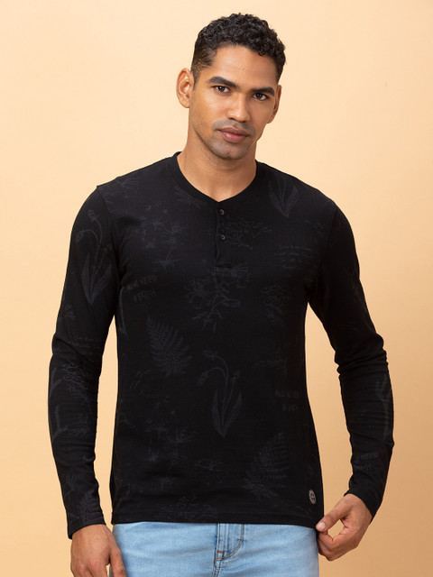 BEING HUMAN Solid Men Crew Neck Black T-Shirt Buy BEING HUMAN